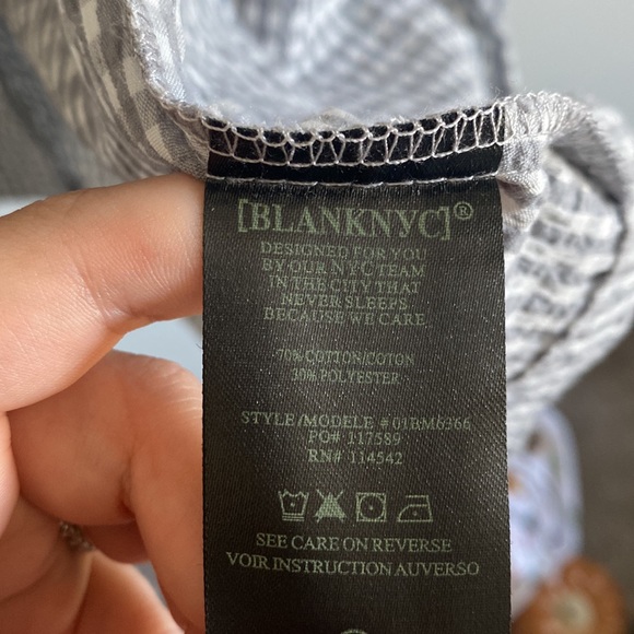 Blank NYC Gingham Blazer Sz Small - Picture 6 of 7